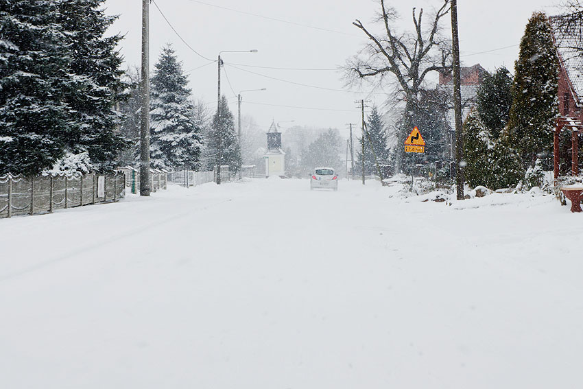 Początek ataku zimy; Ostrzeżenie meteorologiczne IMGW
