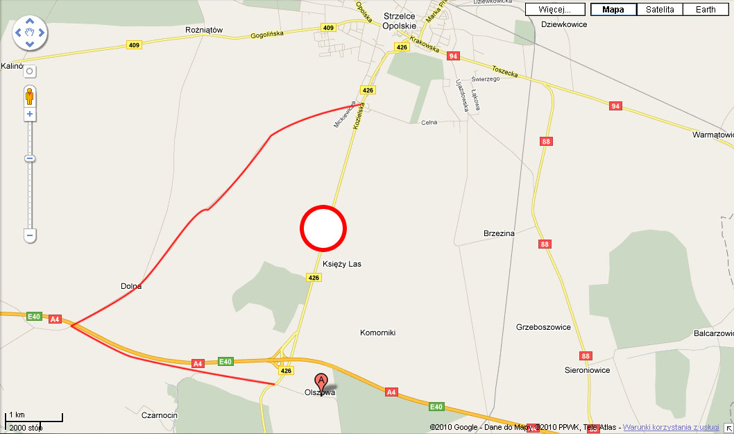 zamkniecie-drogi-wojewodzkiej-nr-426-olszowa-strzelce-opolskie